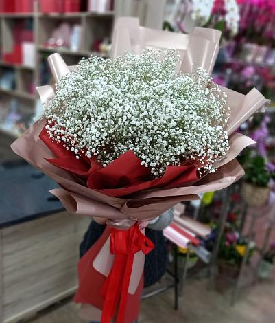 Букет цветов из: Гипсофила в Мулловке