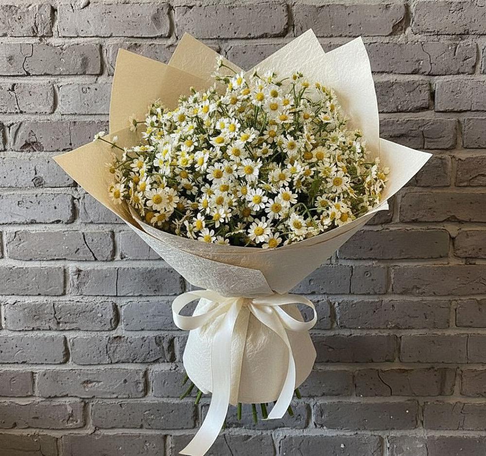 Букет цветов из: Ромашки в Мулловке