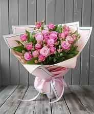 Букет Розовый кустик в Мулловке