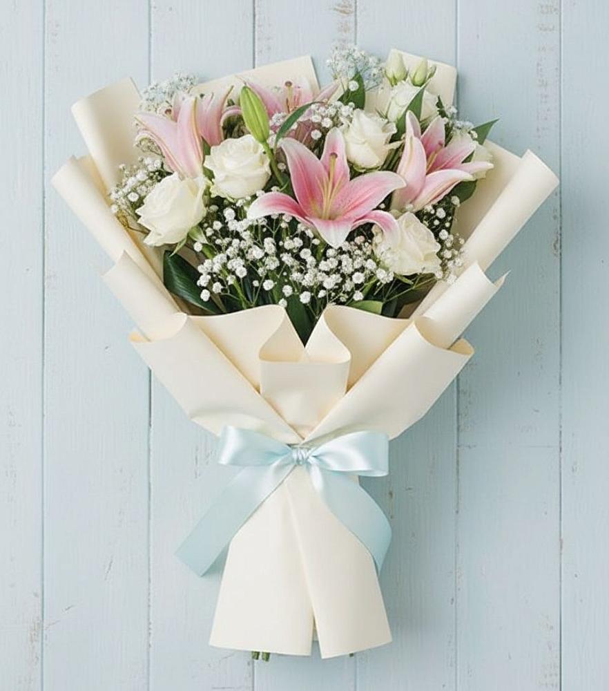 Букет цветов из: Лилии в Мулловке