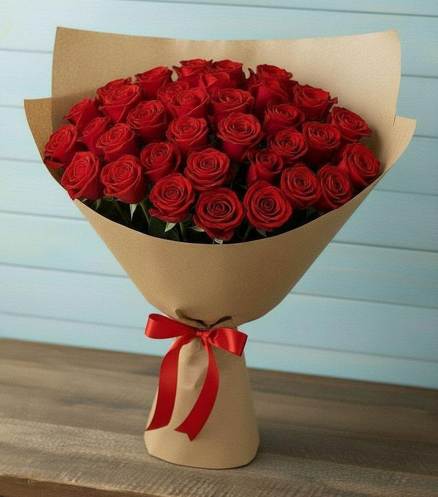 Букет Красные розы Милано в Мулловке