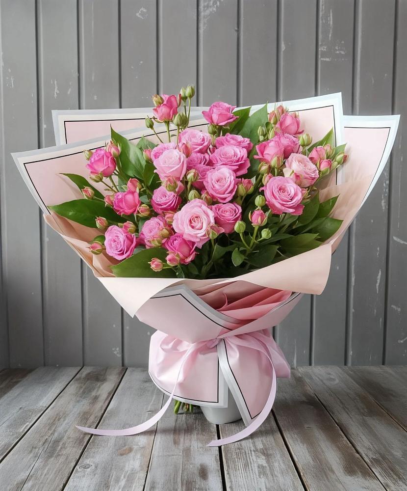 Букет Розовый кустик в Мулловке