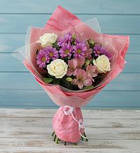 Букет цветов из:  Герберы в Мулловке