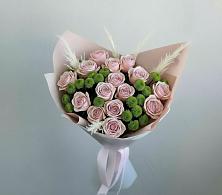 Букет цветов из:  Розы и Хризантемы #REPLACE_PRED# Мулловке