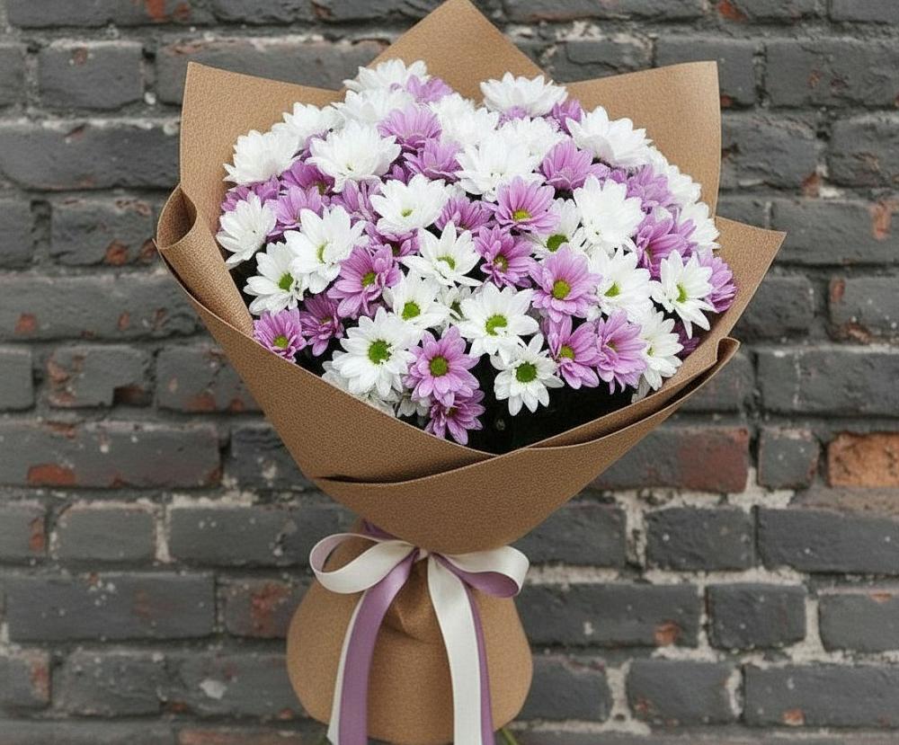 Букет цветов из: Хризантемы в Мулловке
