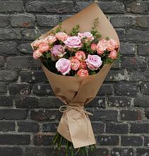 Букет цветов из:  Розы #REPLACE_PRED# Мулловке