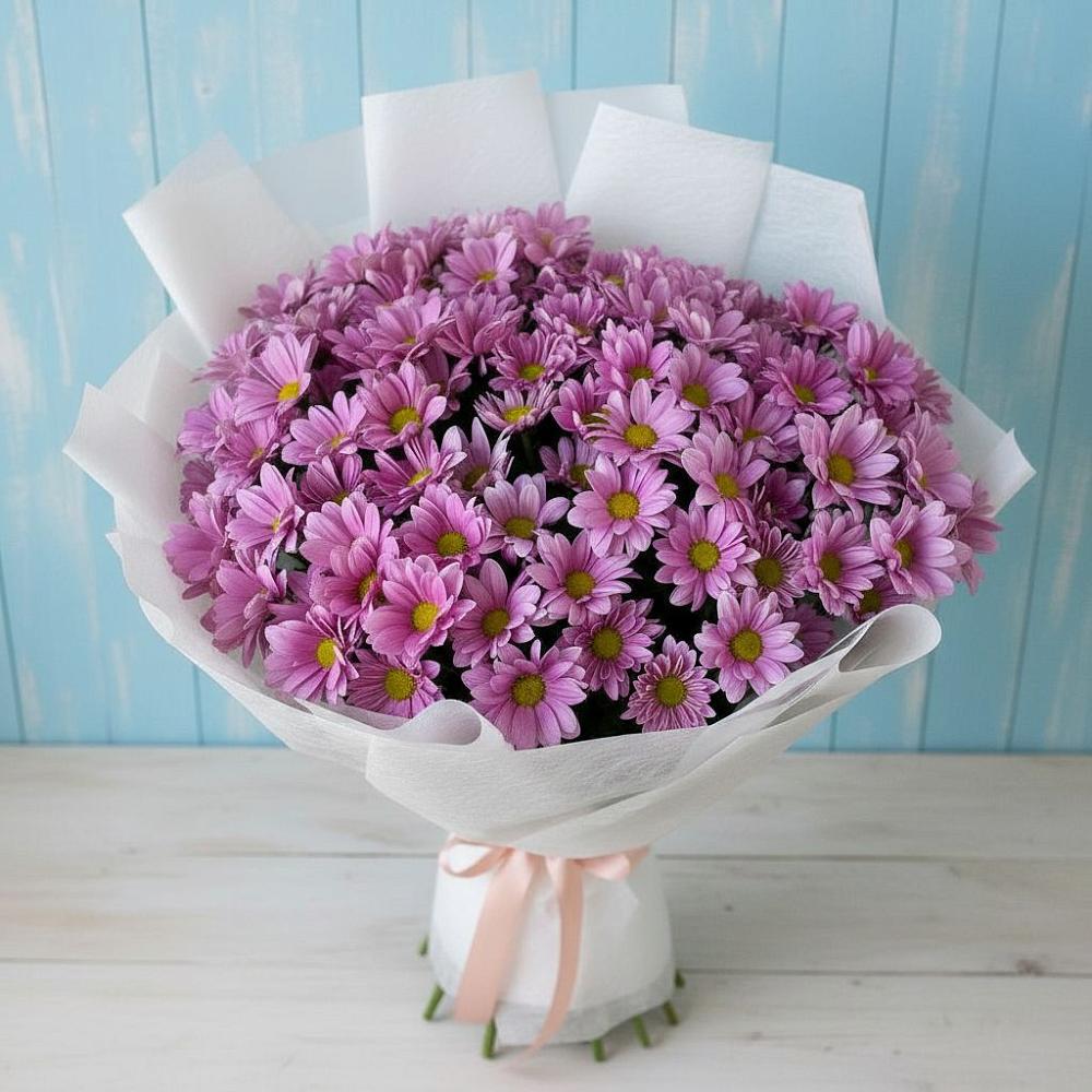 Букет цветов из: Хризантемы в Мулловке