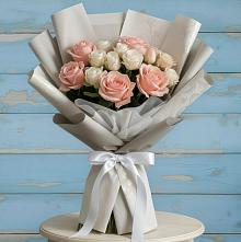 Букет цветов из:  Розы #REPLACE_PRED# Мулловке