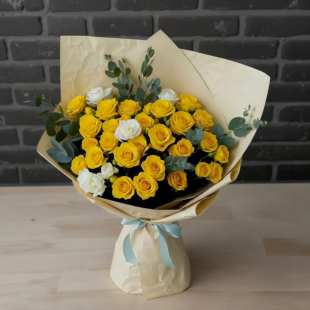 Букет цветов из: Розы в Мулловке