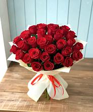 Букет 29 Красных роз в Мулловке