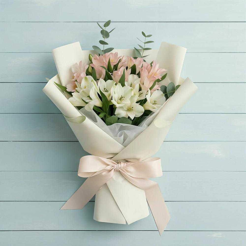 Букет цветов из: Альстромерии в Мулловке