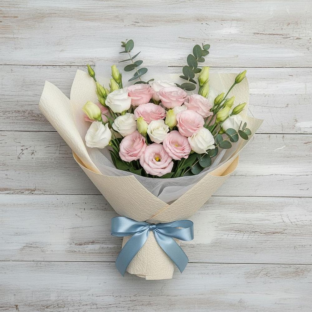 Букет цветов из: Лизиантусы в Мулловке